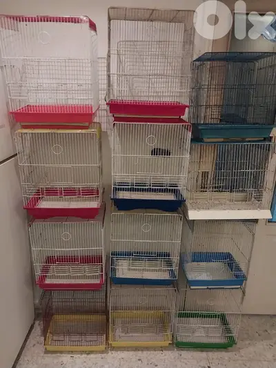 Birds cages different sizes