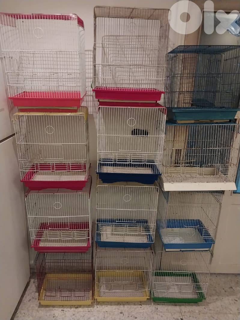 Birds cages different sizes 0