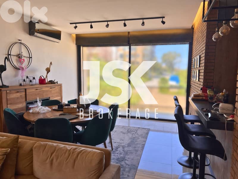 L21030 - Fully Decorated Apartment For Sale in Gherfine, Jbeil 0