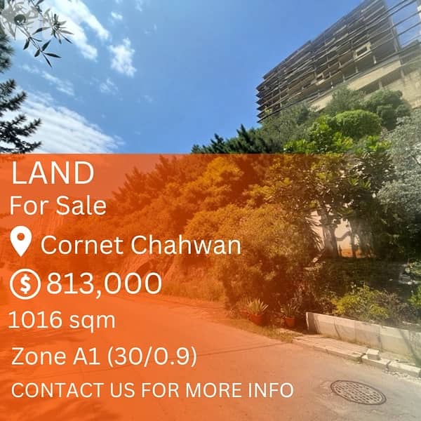 Land For Sale in Cornet Chahwan 0