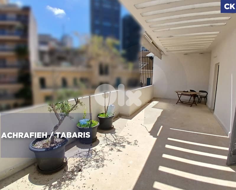 Large terrace with a view/BALCONY/Tabaris/تباريس/ REF#CK135337 ! 0