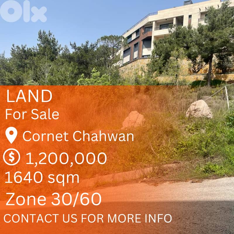 Land For Sale in Cornet Chahwan 0