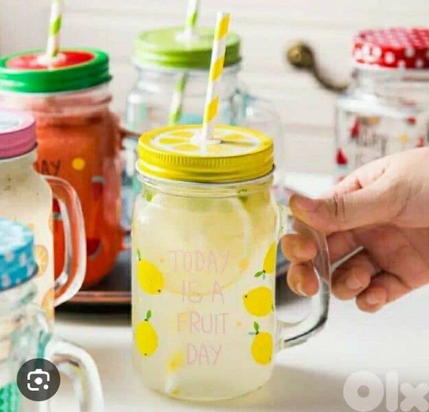 glass cocktails jugs with straw 6