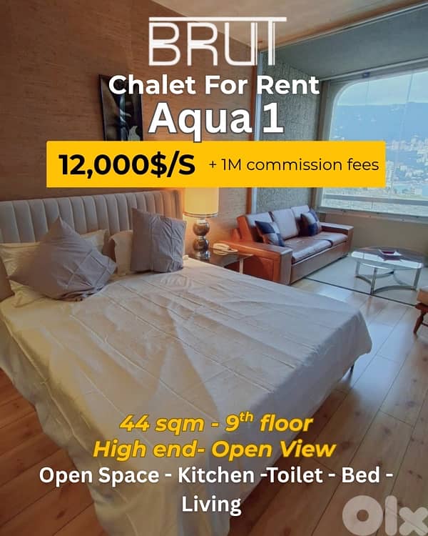 44 sqm Chalet for rentbin Aqua 1 Tabarja 0