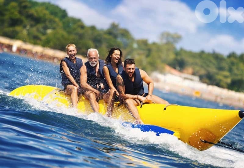 Inflatable towable banana elite class- 4 person capacity 0