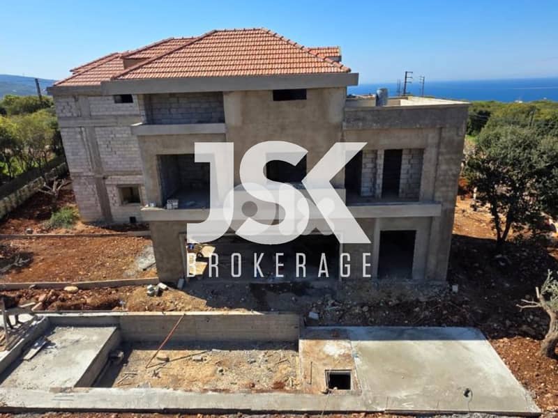 L17688 -Under Construction Villa For Sale 4 Min. from Batroun 0