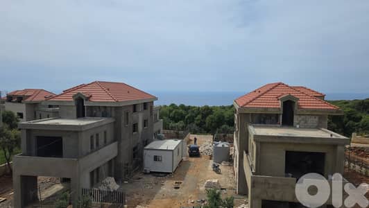 L17688 -Under Construction Villa For Sale 4 Min. from Batroun