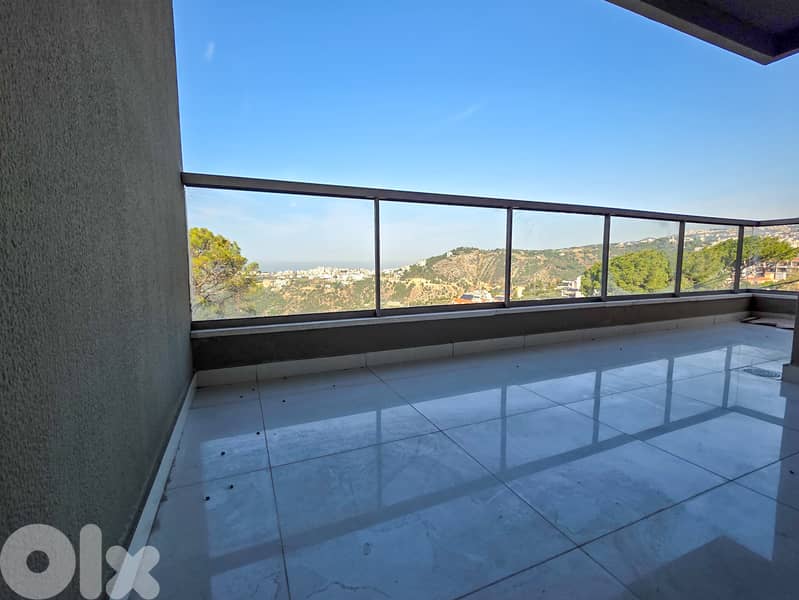 150 SQM New Apartment in Zikrit, Metn with Sea and Mountain View 0