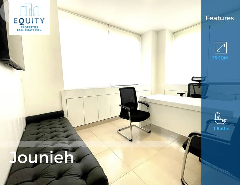 Fully Equipped 55 SQM Office For Rent In Jounieh #RK30256 0