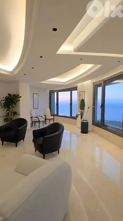 Apartment for sale in Rawcheh/ Seaview/ Furnished/Decorated/ New
