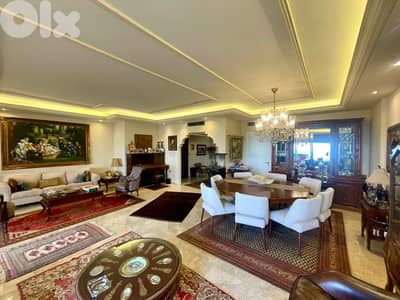 220 SQM Semi-Furnished Apartment in Haret Sakher with Sea View