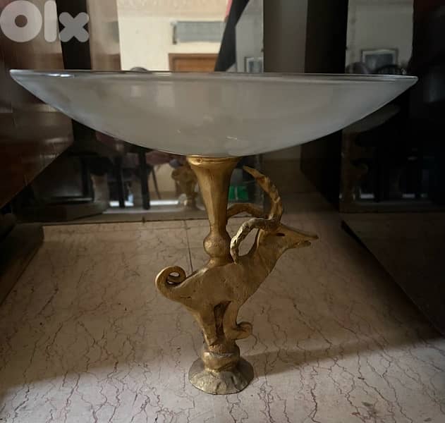 Coupe en métal et verre 0