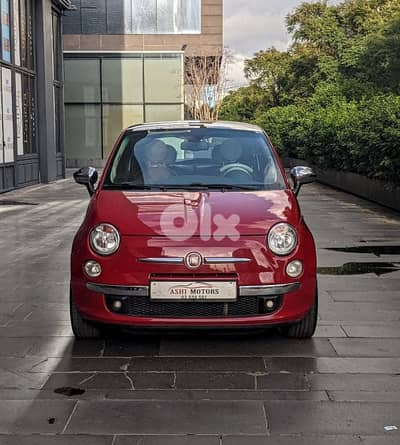 Fiat 500 Lounge 2015 / European Origin - Panoramic 88,000 KM سسن الفيل