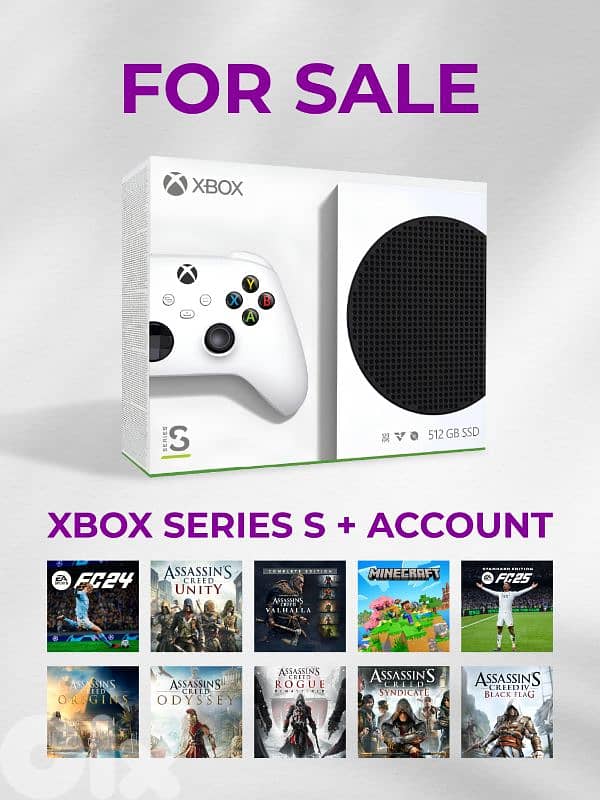 Xbox Series S + Account 0