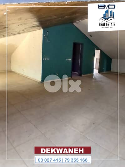 Rooftop for Rent in Dekwaneh شقة للايجار في الدكوانة