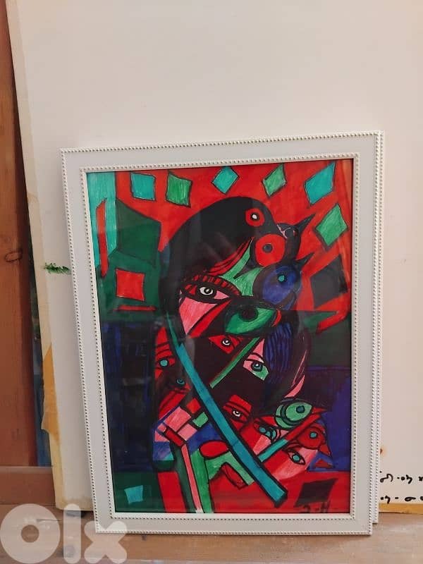 رسم اكريليك 0