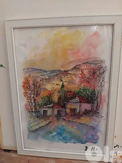 رسم اكريليك