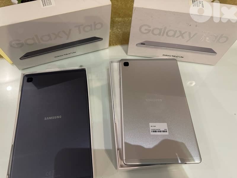 Samsung Galaxy Tab A7 Lite Black & Grey Used Like New (2 Available) 1