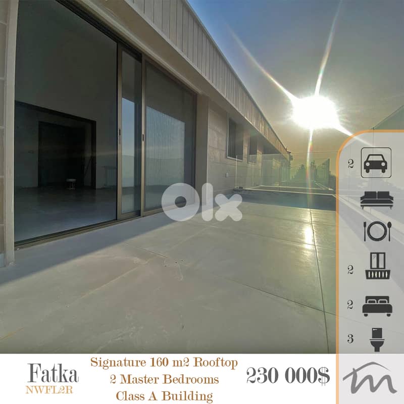 Fatka | Signature 2 Master Bedrooms Rooftop w/ Terrace | Open Sea View 0