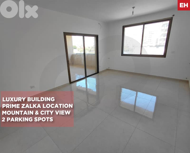 Elevator 24/24/Zalka/زلقا /balconies/2 parking spaces/ REF#EH135348 ! 0