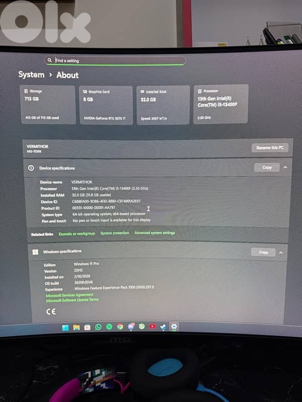 gaming pc MSI 2