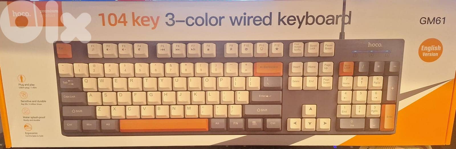 HOCO KEYBOARD WIRED GM61 0
