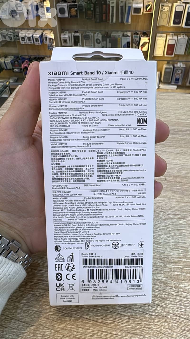 Xiaomi Smart Band 10 Glacier Silver 0