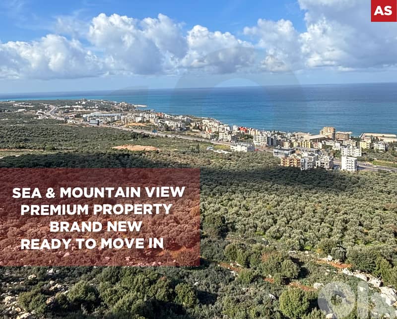 Panoramic Sea & Mountain View,Balamand/ البلمند REF#AS135362 0