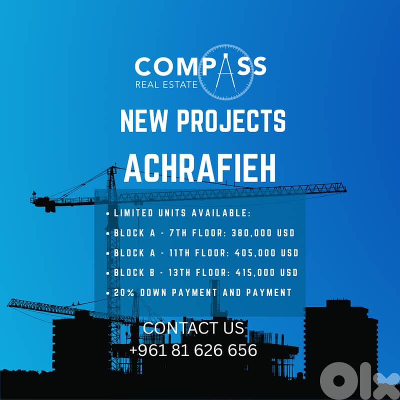 NEW PROJECTS IN ACHRAFIEH 0