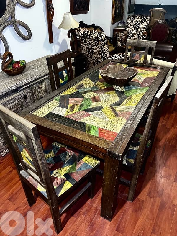Handcrafted Dining Room 0