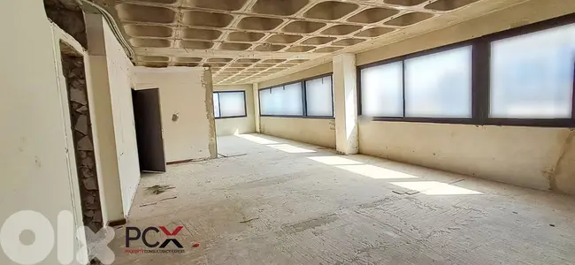 Office for Sale in Achrafieh | Core & Shell | With Partial Sea View