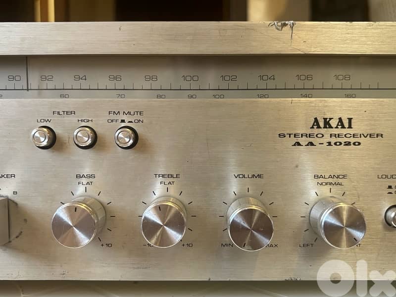 Vintage Akai AA-1020 Stereo Receiver 1976-Wood Cabinet-Made in Japan 4