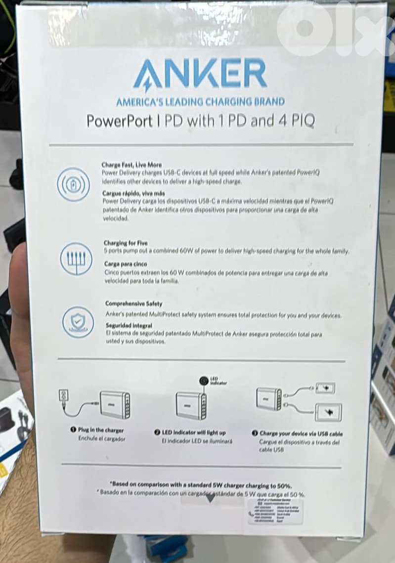 Anker Powerport I Pd with 1pd and 4 piq A2056K11 1