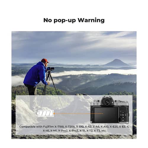 K&F FUJIFILM NP-W126 BATTERY AND CHARGER TYPE C-KF28.0048S1 2