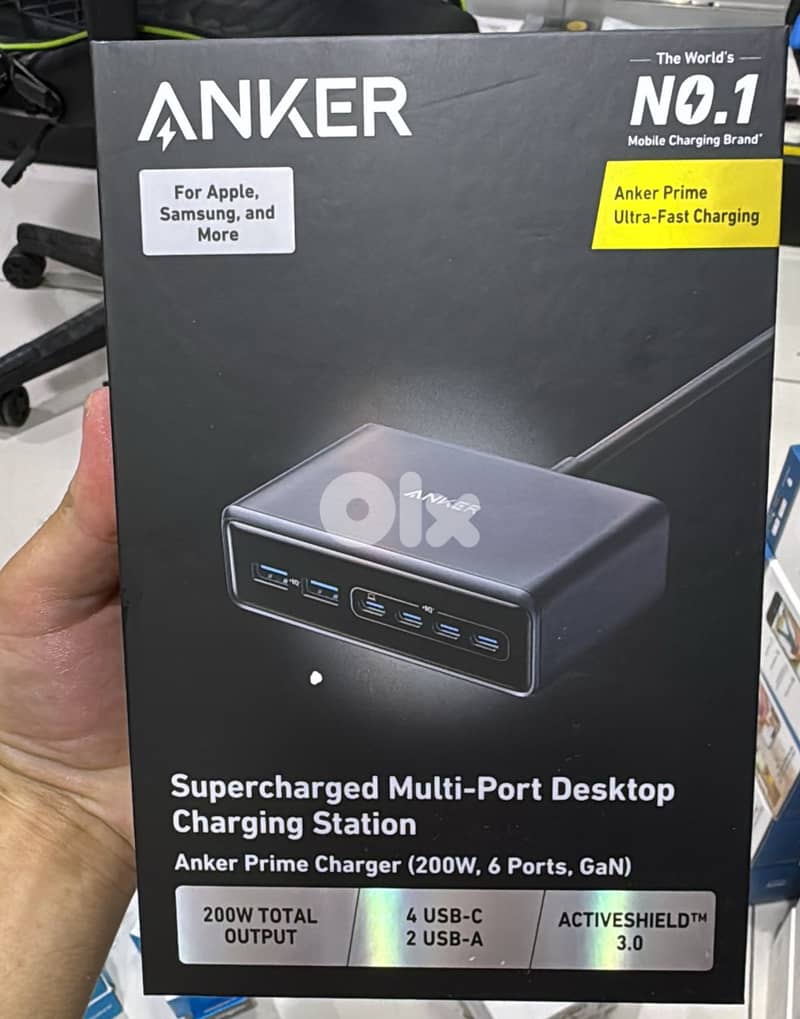 Anker Prime Charger( 250w, 6 ports ,gan prime) 0