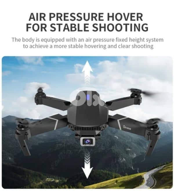 E88 PRO Drone - 4K Camera, WiFi FPV, 1080P HD, Foldable,Altitude Hold. 4