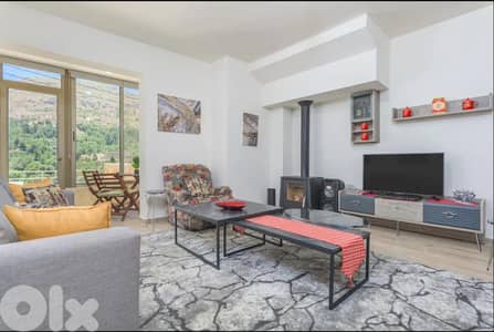 Chalet + Terrace For Sale In Faraya شاليه للبيع في فريا