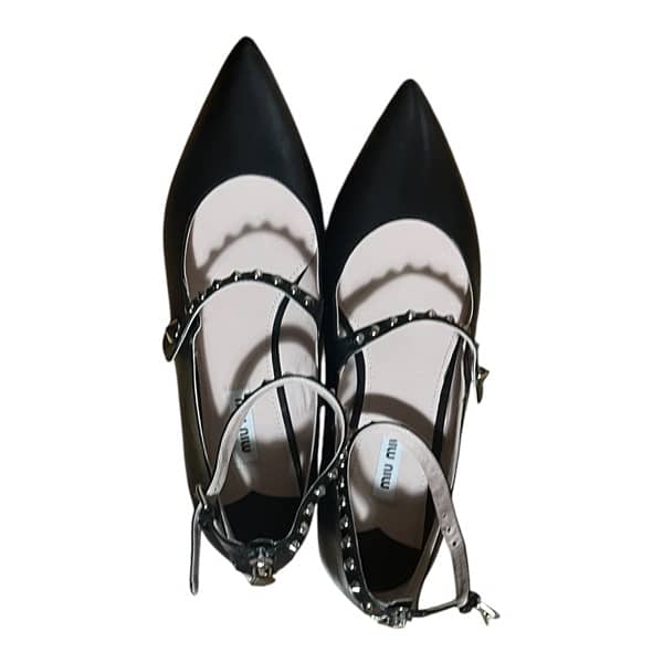 Miu Miu leather ballet flats 0
