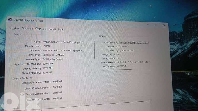 laptop lenovo LOQ 0