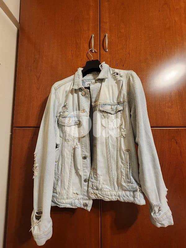 zara denim jacket 0