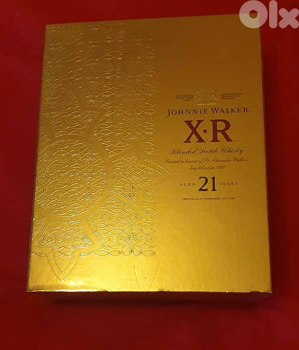 empty xr 21 bottle aged 21 years 2