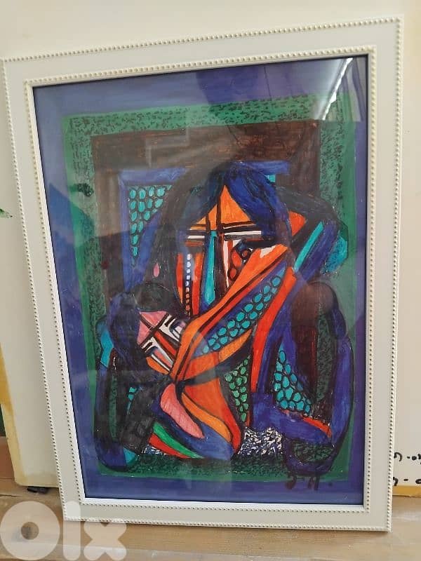 رسم اكريليك 1