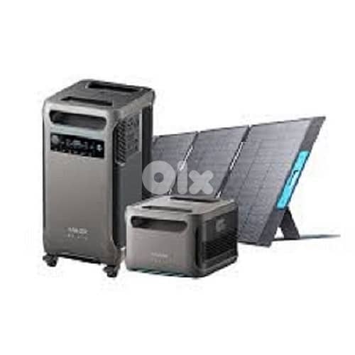 Anker Solix F3800 Portable Power Station with 400w Solar Panel 0