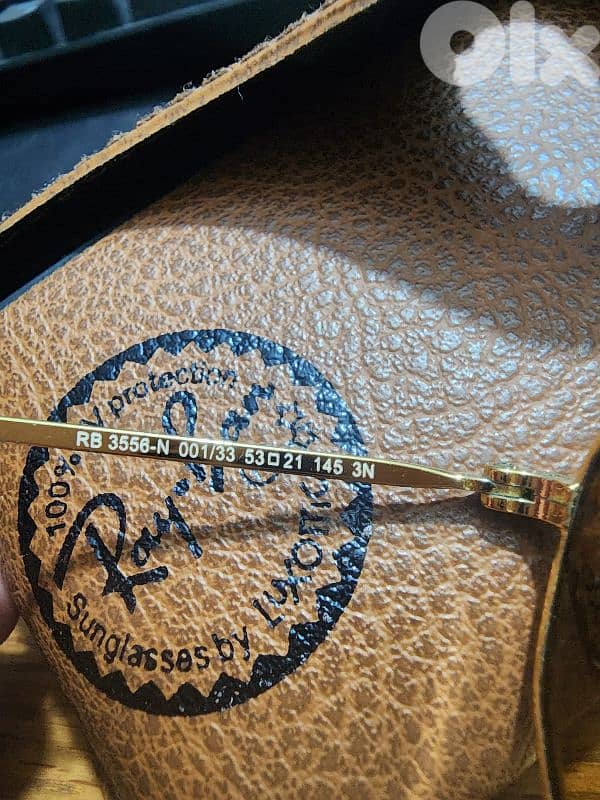 Ray-Ban RB3556-N 001/33 (octagonal gold) 1
