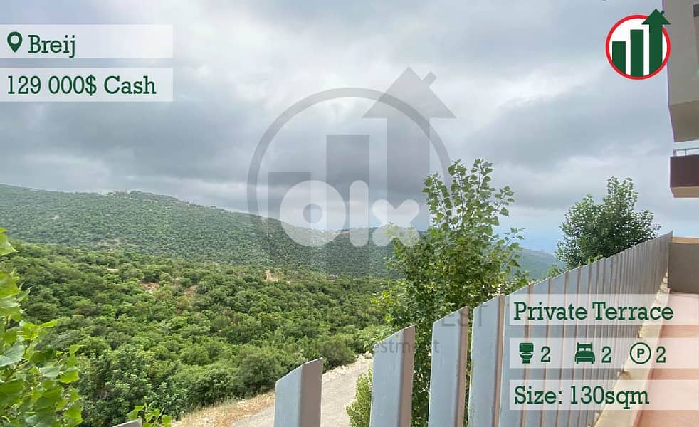 Apartment for Sale in Breij with mountain view !! 0