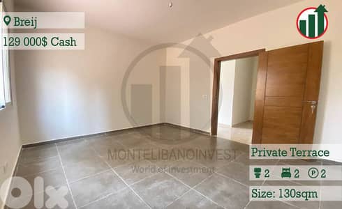 Apartment for Sale in Breij with mountain view !!