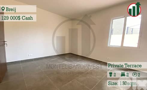Apartment for Sale in Breij with mountain view !!