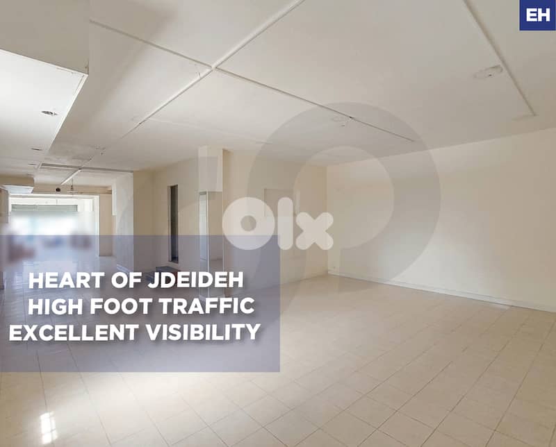 High Foot Traffic , Excellent Visibility ,Jdaideh /جديده  REF#EH135457 0