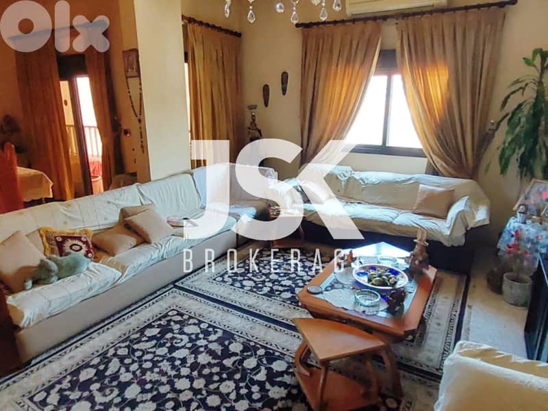 L21084 - 3-Bedroom Apartment with Mountain View For Sale in Jdeideh 0