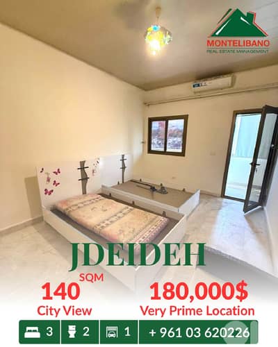 Very Prime Location 140 sqm Apartment For Sale in Jdeideh جديدة